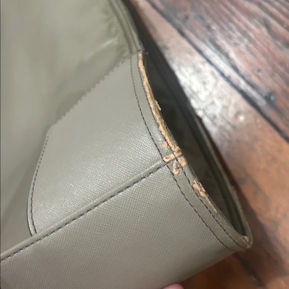 Tory Burch Taupe Ella Tote Bag - Picture 8 of 14